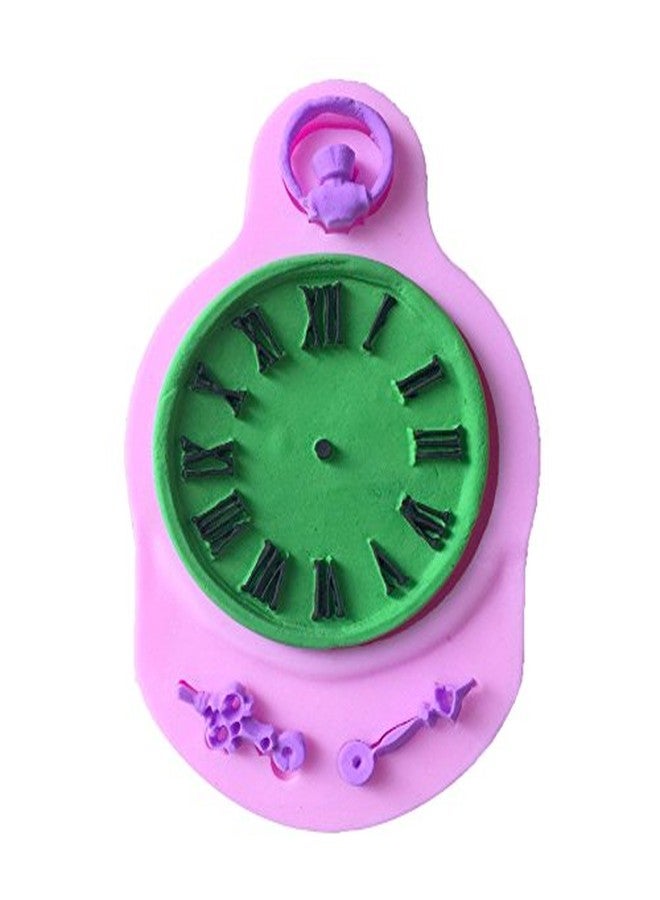 Futaba Retro Clock Shape Silicone Mold - Image 1